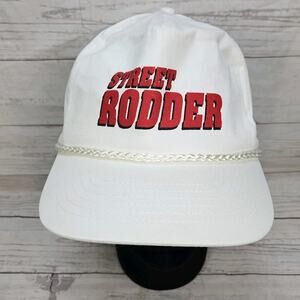 Vintage Street Rodder Snapback Rope Hat KC Brand Automotive Gear Head